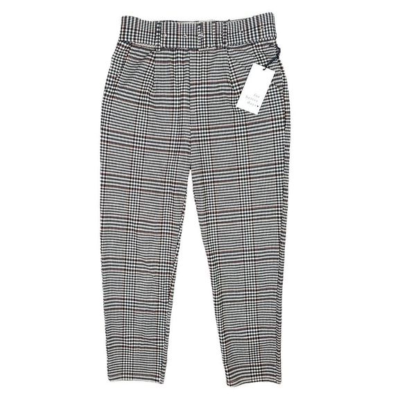 For Better Days Plaid Tapered Ankle Pants - Size Large - Picture 1 of 8